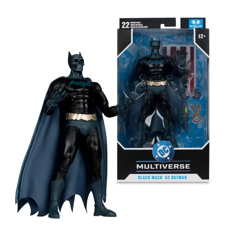 DC Multiverse W24 Batman Madhouse Black Mask Batman Figure - Image 6